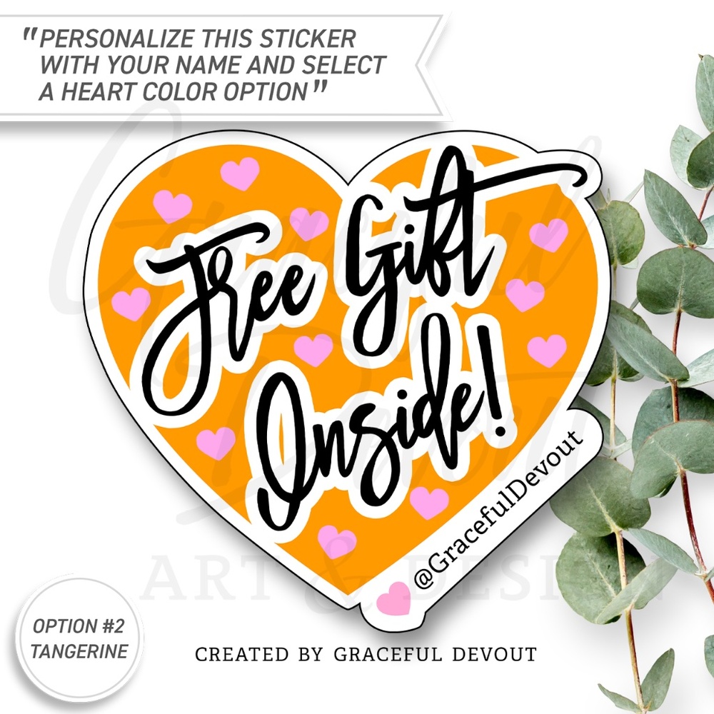 Free Gift Inside! - 2" (inches)(48ct.) Stickers - Picture 3 of 14